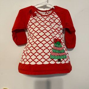 Christmas Tree Dress Bumble Birdie 24M Infant Girls Holiday Decoration